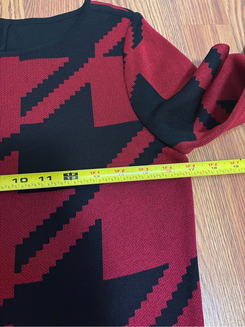 Mìng wang acrylic houndstooth dress - Picture 4 of 6